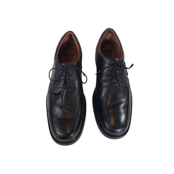 Men's Johnson & Murphy XC4 Stanton Moc Lace Up Black Waterproof Leather 10.5M